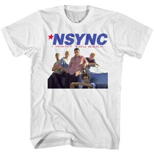NSYNC Want You Back Justin Timberlake Pop Music Album Cover Graphic T-Shirt 159